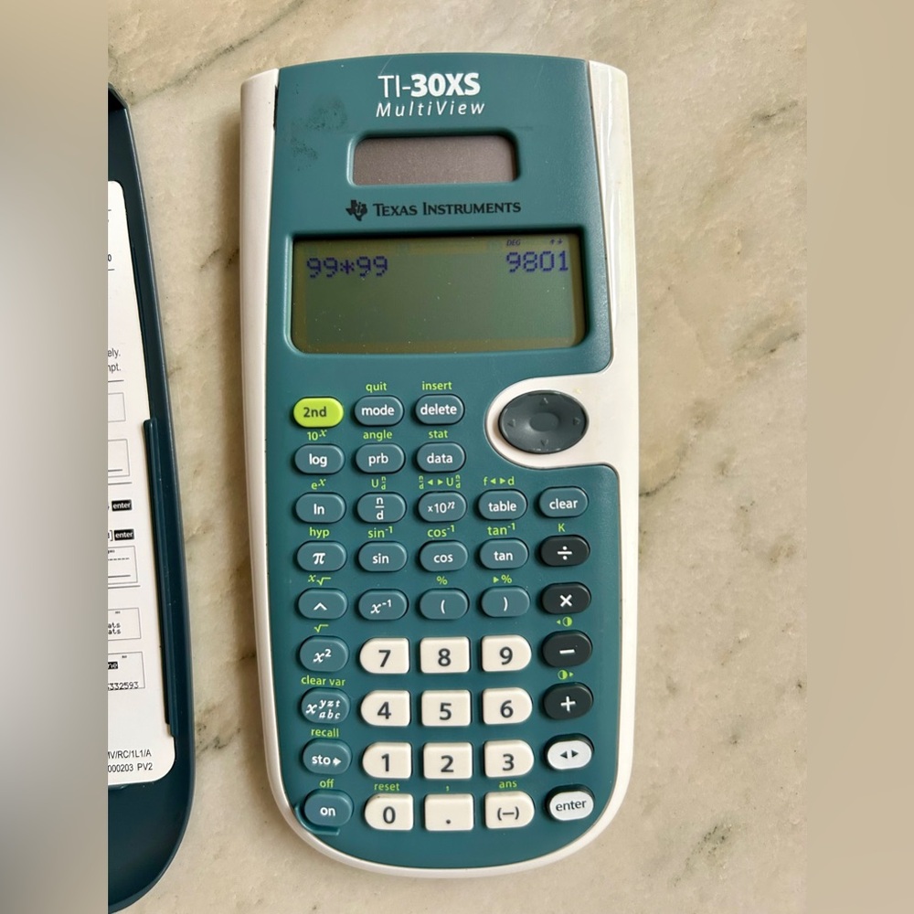 Texas Instruments TI-30XS MultiView Scientific Calculator - Blue - Picture 3 of 5
